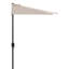 Parasol de patio, parasol demi-rond 9 pi, polyester résistant aux intempéries
