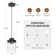 Light Pendant Light Fixture with Adjustable Height