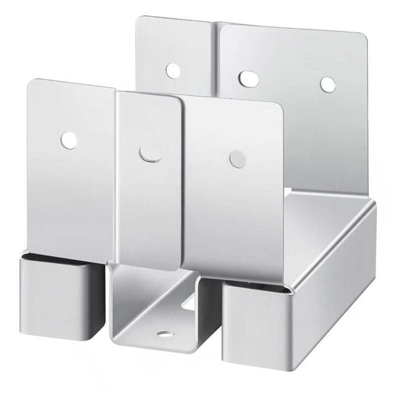 1 Pack 4X4 Post Base Bracket Post Anchor For Concrete Inner Size 3.53X3.56 In