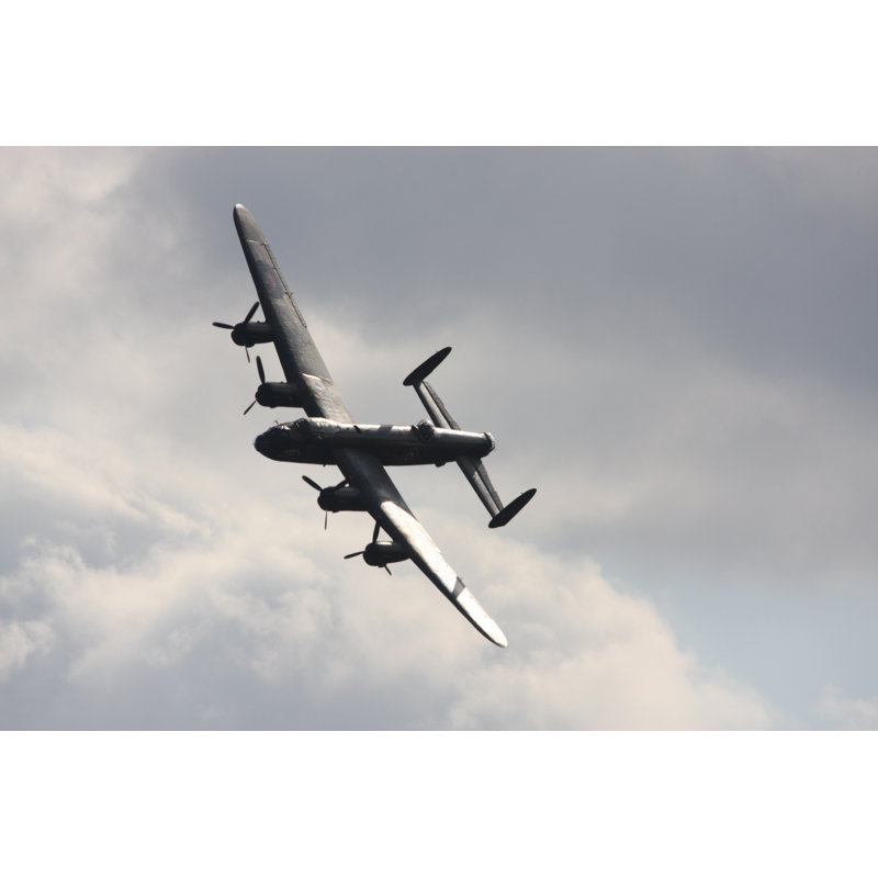 Lancaster Bomber - Photographie sur toile tendue, H 8 po x l 12 po
