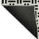 Premium Machine Washable Prisco Black Rug
