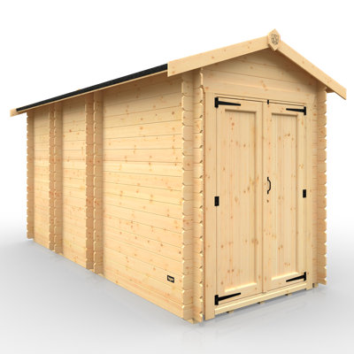 Elysia 12.66 x 5.11 Ft. Log Cabin