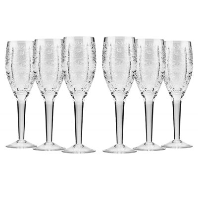 Dahill 2oz. Handmade Crystal Wine Glass Set