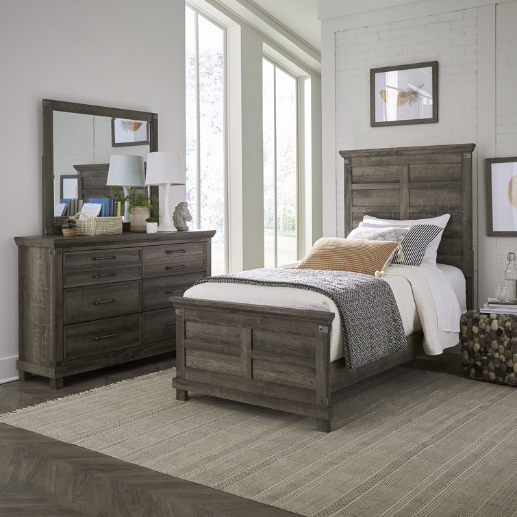 Lafever Opt Panel Bed, Dresser & Mirror