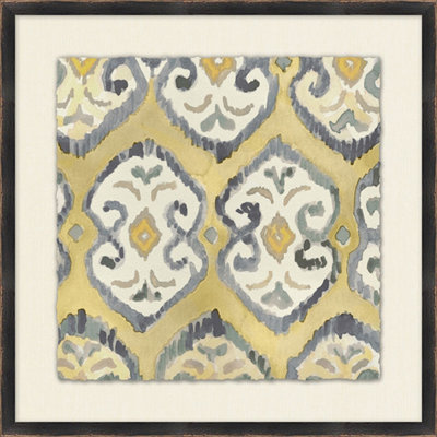 Neutral Ikat Study 8 Painting