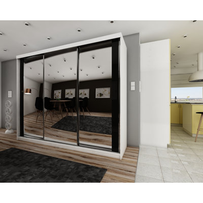 Makaleb Solid + Manufactured Wood Wardrobe