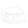June Upholstered Ottoman