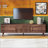 Mid Century Style TV Stand With Two Drawers, Ideal Media Console For Large Tvs, Entertainment Center With Storage For Various Living Spaces