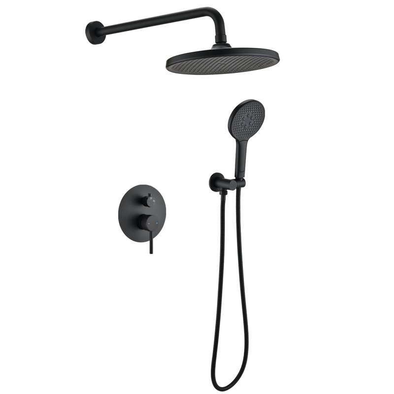 Système de douche complet avec valve brute