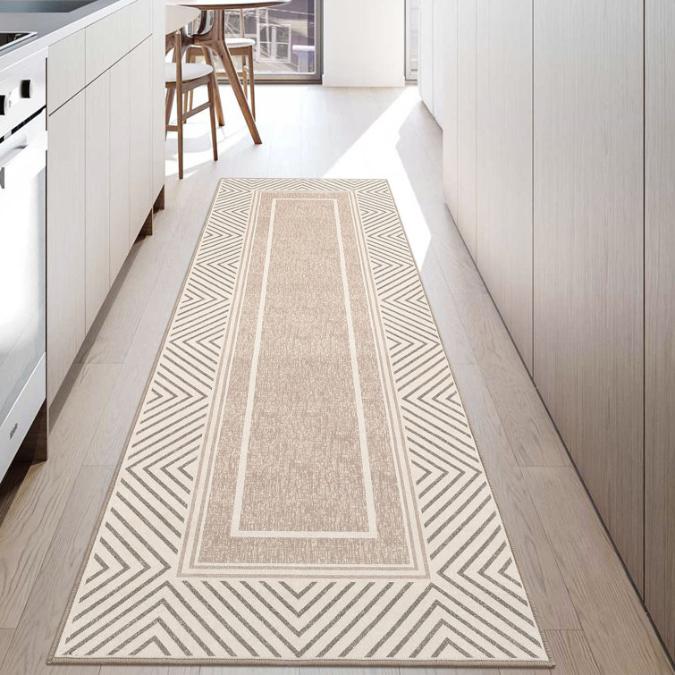 Washable Geometric Indoor Rug