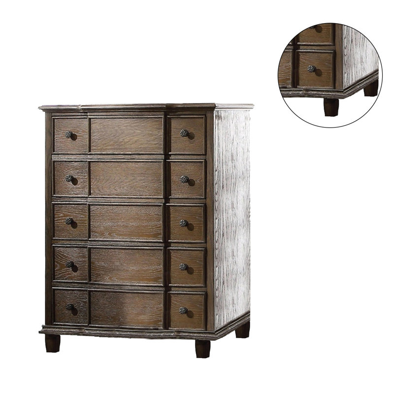 Commode 5 tiroirs Alizandra