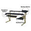 Bureau de musique Saida, finition noire