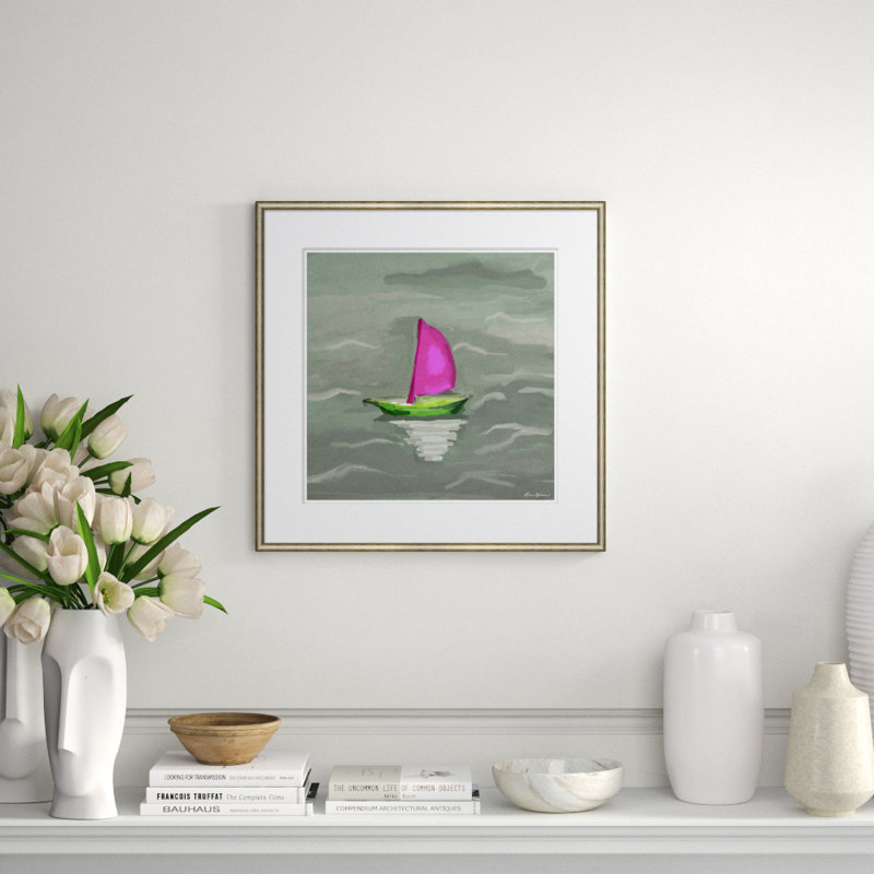 Plum Sloop Giclee Print by Dana Gibson