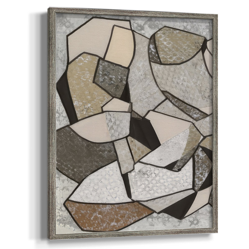 Navajo Jasper I par Coco Good - reproduction d'art encadrée sur bois massif, H 11 po x l 9 po