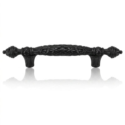 EDGAR BEREBI BELLEVIEW 3" CENTER TO CENTER PULL IN MATTE BLACK PLATE
