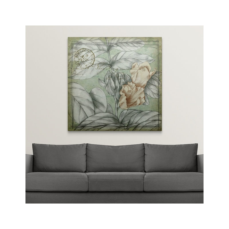 « iii » jennifer grolier, impression Postmark Tropicals, H 35 po x l 35 po x P 1,5 po, Toile