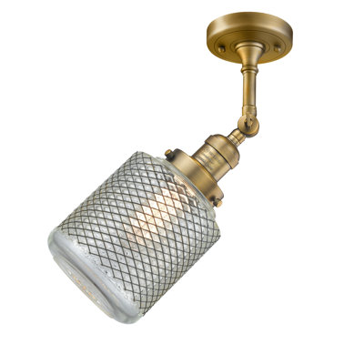 Plafonnier semi-encastré 1 lumière 6 po Iyana