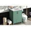 Armoire de salle de bain moderne avec teinte - Quincaillerie de meuble-lavabo en céramique 24 po