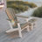 Folding Adirondack Chair, White-900684221