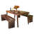 Stodola Solid Wood Top Four Leg Base Dining Set