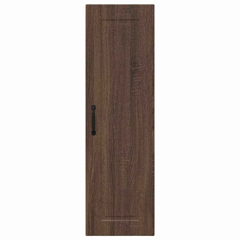 Vidaxl Kitchen Wall Cabinet White 40 X 31 X 100 Cm Engineered Wood, 100cm H x 30cm W x 31cm D, Brown Oak