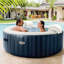 Spa gonflable portable Intex Purespa Plus et cartouches filtrantes de type SI (paquet de 6)