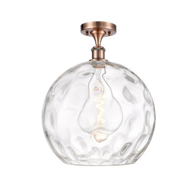 Cindi Glass Semi Flush Mount