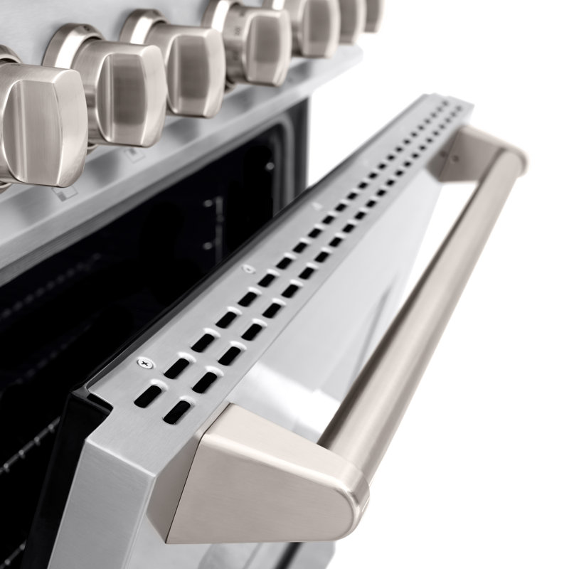 ZLINE 36" Stainless Steel Dual Fuel Range with 6 Burners