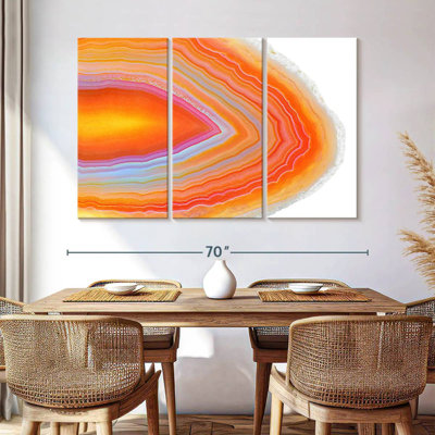 Cristal d'agate orange Alvord