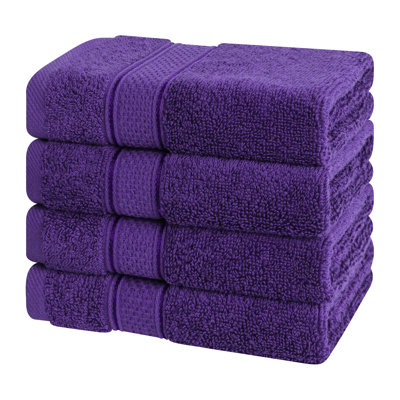 Ensemble de débarbouillettes 4 pièces 100% coton absorbant mâle