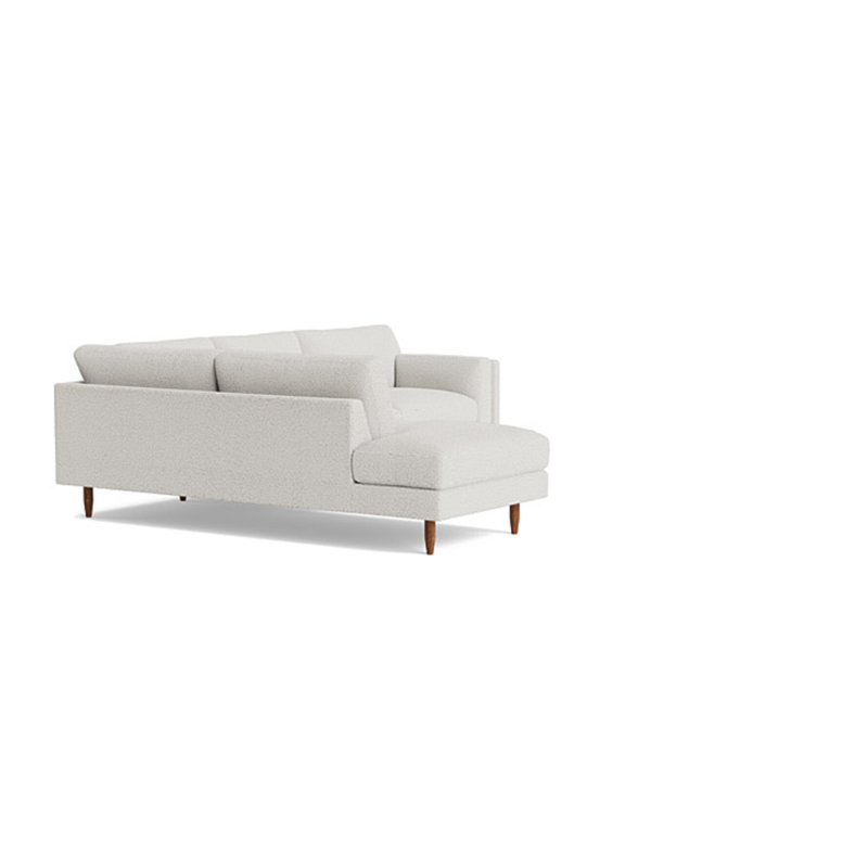 Skinny Fat Sectional, Performance Weave - Onyx, Left Hand Facing