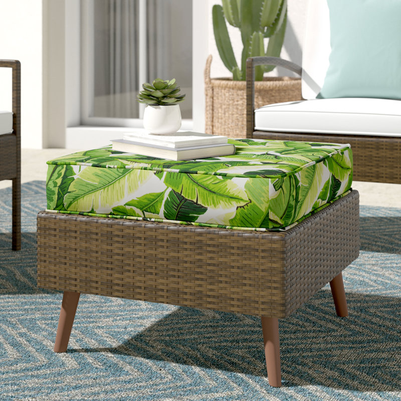 Outdoor 5'' Chair Cushion Seat Cushion, 5" H x 25" W x 25" D