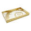 Flower Spiral Lacquer Rectangular Tray