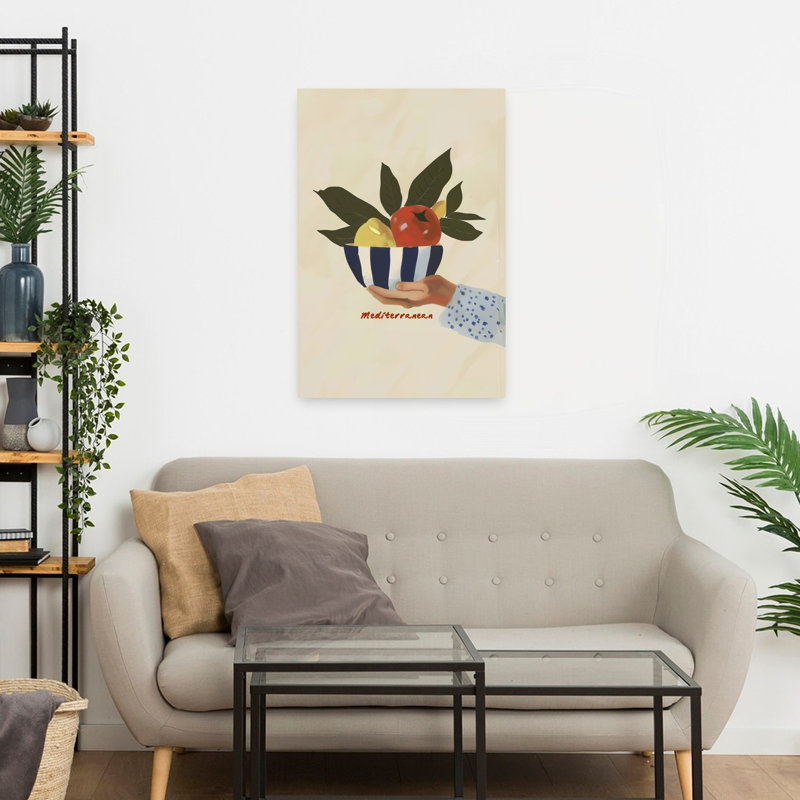Art mural fruitier harmonieux, H 24 po x l 16 po