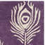Tapis mauve touffeté à la main Nonia-1099158185