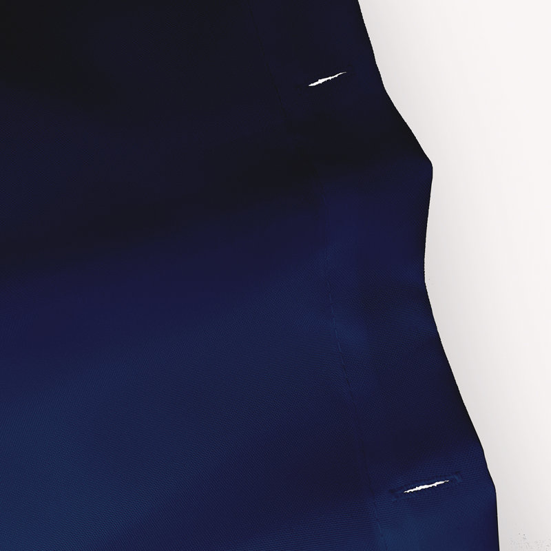 Rideau de douche simple Mablethorpe, Bleu marine