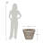 Kaegen ECOBO EcoFriendly Round Pot Planter, Dune Indoor Outdoor Use, Four Season Use-1280739378-1280739376