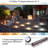Angolo 12" Low Voltage LED Hardscape Light, Retaining Wall and Paver Step Light-106240619
