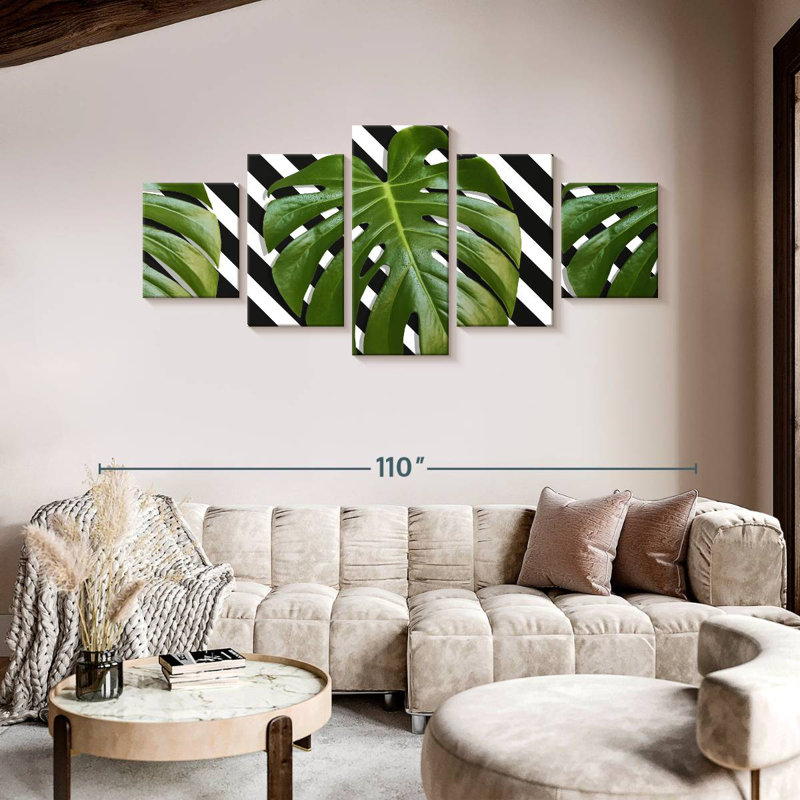 Hipster feuilles Monstera