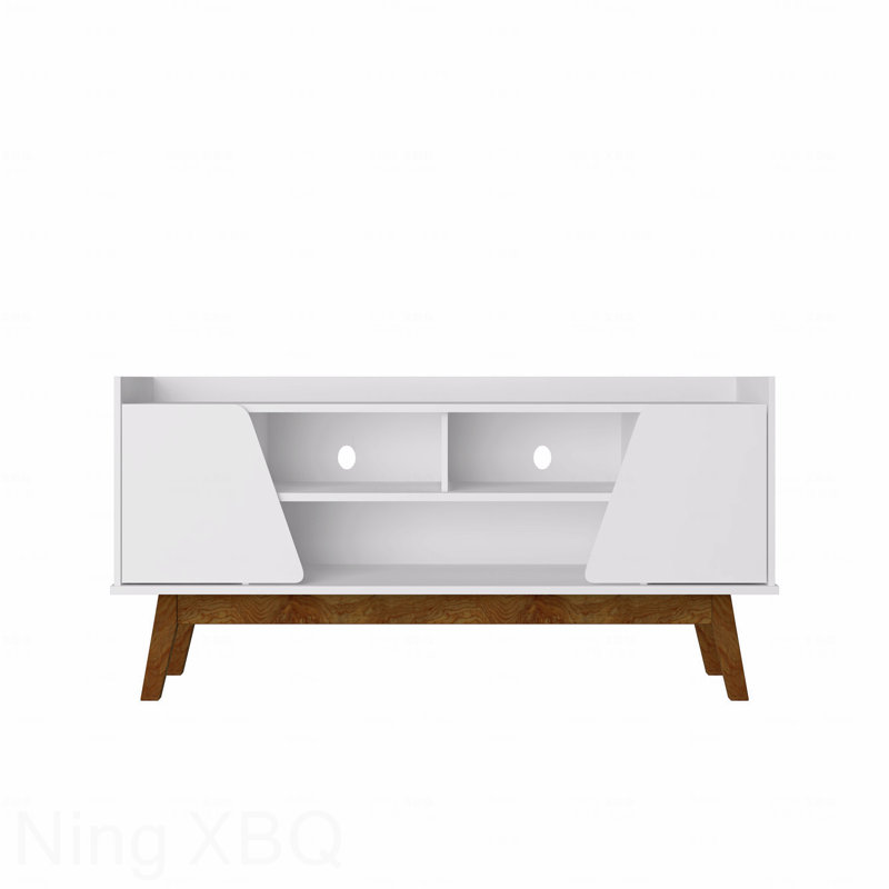 TV Stand In White, White