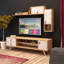 Stefan Unfinished TV Stand for TVs up to 55"