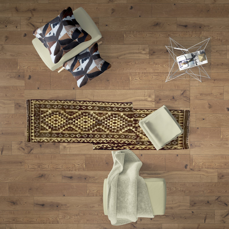 Runner Ricketts Geometric Hand Woven 90cm X 350cm Area Rug