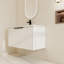 Ensemble de meuble-lavabo simple 36 po avec plateau en résine-1226243808
