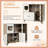 Cat Litter Box Enclosure With 3 Sisal Scratching Posts For Indoor Cats