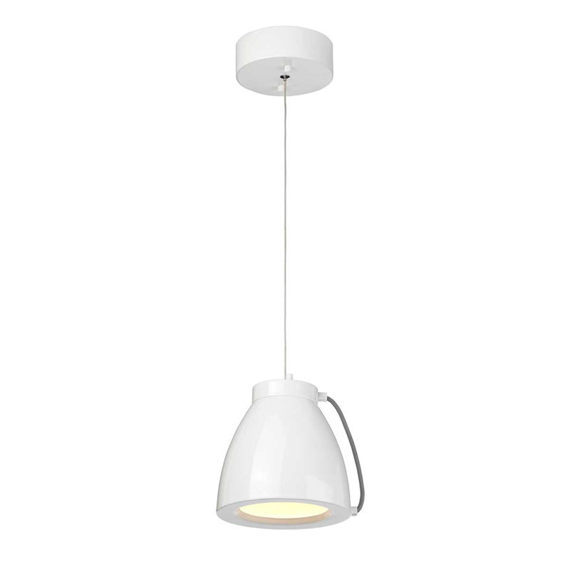Araby 1 - Light White Painted LED Dome Pendant