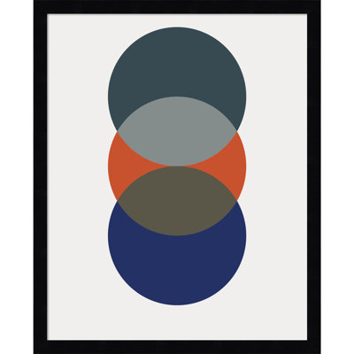 Layered Retro Modern Circles In Bright Colors by The Creative Bunch Studio