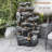 Glenville Weather Resistant Floor Fountain with Light