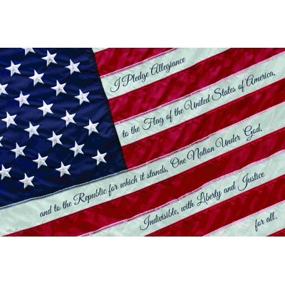 I I Pledge Allegiance II - Photographie sur toile tendue