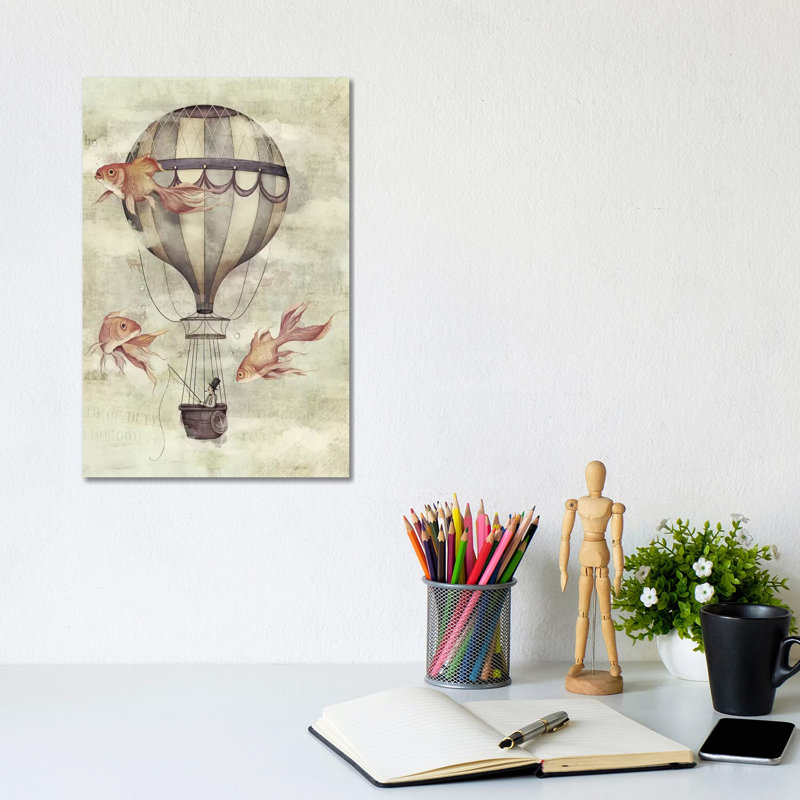 Skyfisher 1 Piece Wrapped Canvas Wall Art, 20.32 cm H x 30.48 cm W