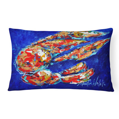 Coussin décoratif intérieur/extérieur crawfish maman